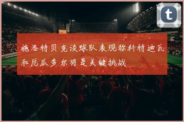施洛特贝克谈球队表现称科特迪瓦和厄瓜多尔将是关键挑战